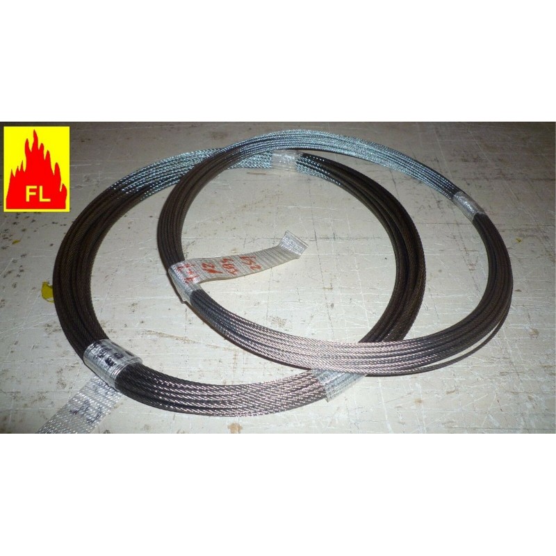 Cable inox 316 L  A4    7  x  7    Ø 1,5 mm à 6 mm